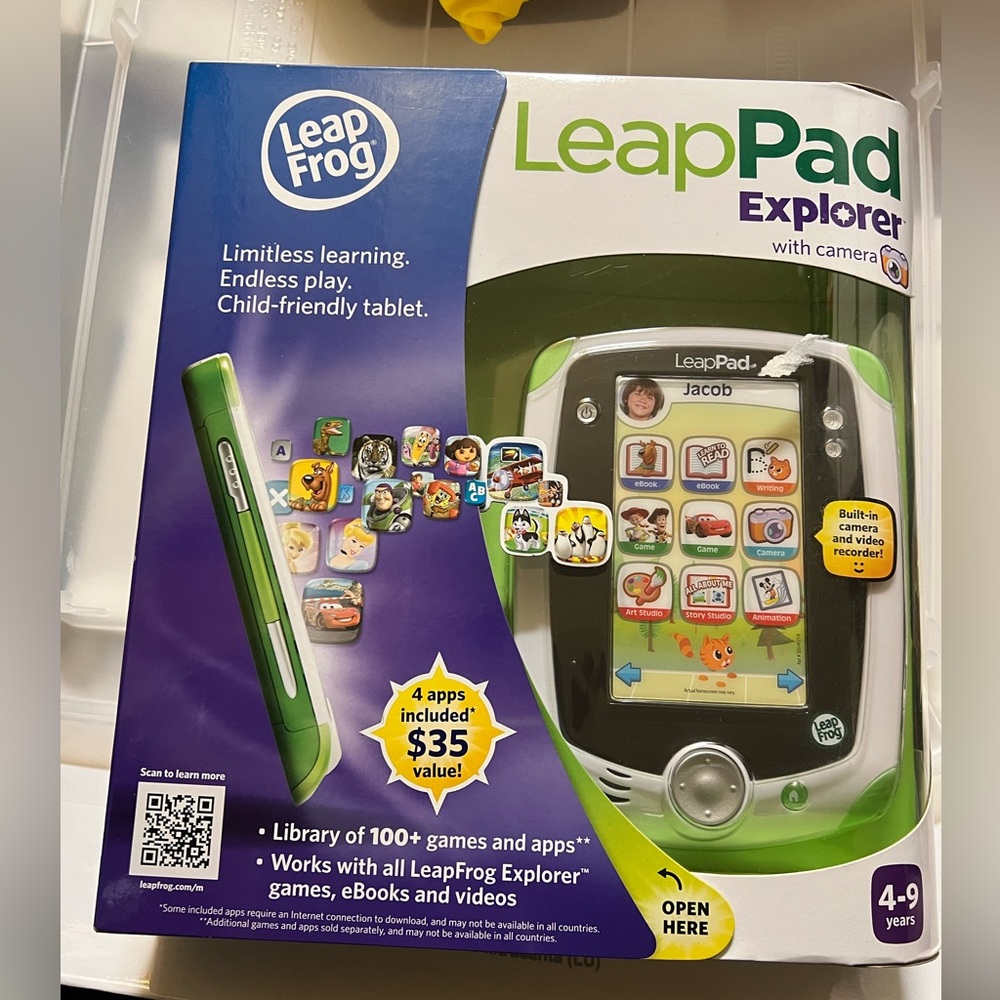 LeapFrog LeapPad Explorer Green Tablet - BRAND NEW IN BOX